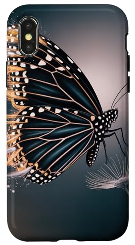 Schmetterlingsästhetik Hülle für iPhone X/XS von Broke Artist