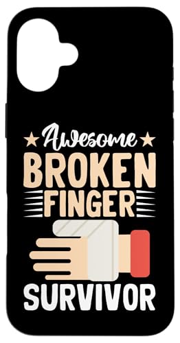 Broken Bones: Fantastischer Überlebender eines gebrochenen Fingers Hülle für iPhone 16 Plus Broken Bones: Fantastischer Überlebender eines gebrochenen Fingers Hülle für iPhone 16 Plus von Broken Bones And Fractured Injury Designs