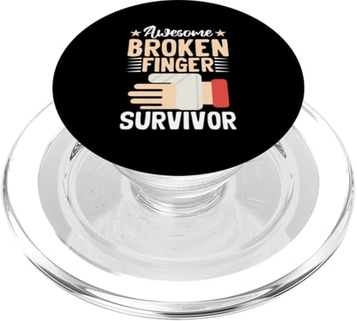 Broken Bones: Fantastischer Überlebender eines gebrochenen Fingers PopSockets PopGrip für MagSafe Broken Bones: Fantastischer Überlebender eines gebrochenen Fingers PopSockets PopGrip für MagSafe von Broken Bones And Fractured Injury Designs