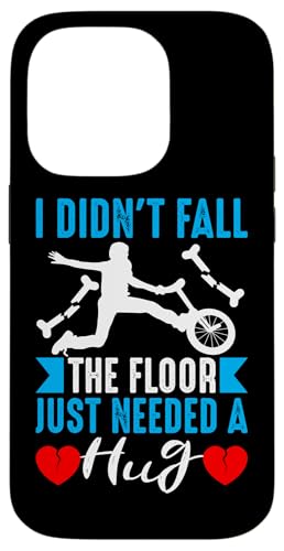 Broken Bones: Ich bin nicht gefallen, der Boden brauchte nur eine Umarmung Hülle für iPhone 14 Pro von Broken Bones And Fractured Injury Designs