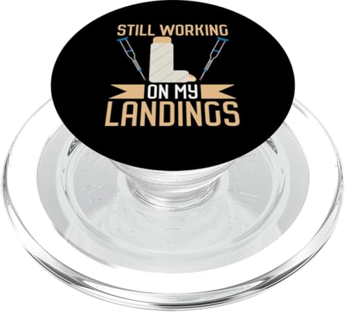 Broken Bones: Immer noch an meinen Landungen arbeiten PopSockets PopGrip für MagSafe Broken Bones: Immer noch an meinen Landungen arbeiten PopSockets PopGrip für MagSafe von Broken Bones And Fractured Injury Designs