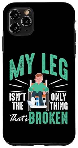 Broken Bones: Mein Bein ist nicht das einzige, was gebrochen ist Hülle für iPhone 11 Pro Max von Broken Bones And Fractured Injury Designs