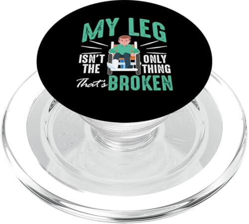 Broken Bones: Mein Bein ist nicht das einzige, was gebrochen ist PopSockets PopGrip für MagSafe Broken Bones: Mein Bein ist nicht das einzige, was gebrochen ist PopSockets PopGrip für MagSafe von Broken Bones And Fractured Injury Designs