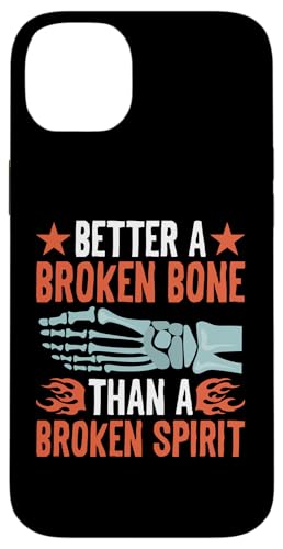 Gebrochene Knochen: Besser ein gebrochener Knochen als ein gebrochener Geist Hülle für iPhone 14 Plus Gebrochene Knochen: Besser ein gebrochener Knochen als ein gebrochener Geist Hülle für iPhone 14 Plus von Broken Bones And Fractured Injury Designs