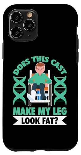Gebrochene Knochen: Lässt dieser Gips mein Bein fett aussehen? Hülle für iPhone 11 Pro Gebrochene Knochen: Lässt dieser Gips mein Bein fett aussehen? Hülle für iPhone 11 Pro von Broken Bones And Fractured Injury Designs