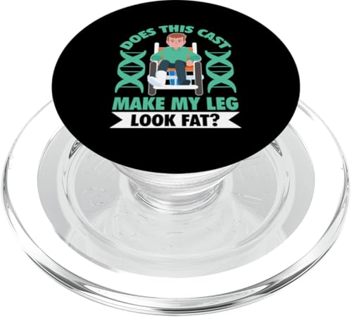 Gebrochene Knochen: Lässt dieser Gips mein Bein fett aussehen? PopSockets PopGrip für MagSafe Gebrochene Knochen: Lässt dieser Gips mein Bein fett aussehen? PopSockets PopGrip für MagSafe von Broken Bones And Fractured Injury Designs