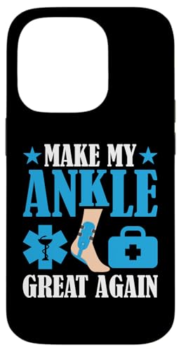 Gebrochene Knochen: Mach meinen Knöchel wieder großartig Hülle für iPhone 14 Pro von Broken Bones And Fractured Injury Designs