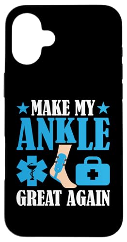 Gebrochene Knochen: Mach meinen Knöchel wieder großartig Hülle für iPhone 16 Plus von Broken Bones And Fractured Injury Designs