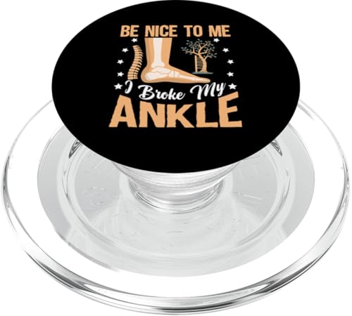 Gebrochene Knochen: Sei nett zu mir, ich habe mir den Knöchel gebrochen PopSockets PopGrip für MagSafe Gebrochene Knochen: Sei nett zu mir, ich habe mir den Knöchel gebrochen PopSockets PopGrip für MagSafe von Broken Bones And Fractured Injury Designs