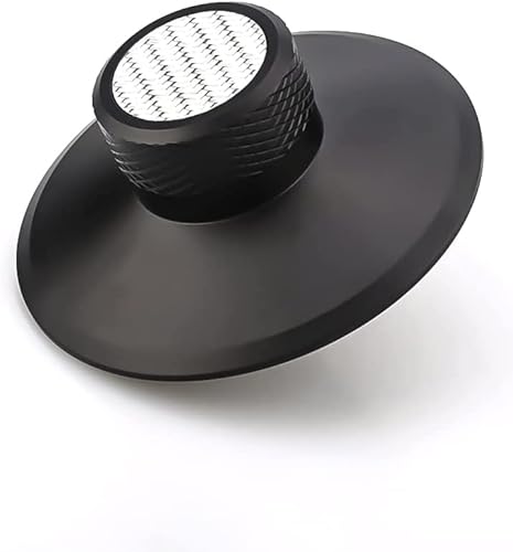 Brollitest Carbonfaser-Schallplattengewichtsscheibe, Vinyl-Gewichtsstabilisator, Schallplattenklammerstabilisator, 130g, Für Plattenspieler-Plattenspieler-Schwarz Brollitest Carbonfaser-Schallplattengewichtsscheibe, Vinyl-Gewichtsstabilisator, Schallplattenklammerstabilisator, 130g, Für Plattenspieler-Plattenspieler-Schwarz von Brollitest