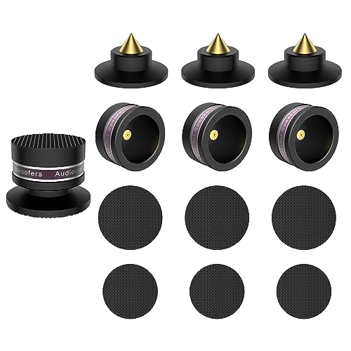 Brollitest Lautsprecher Spikes,4 Satze Hohe Verstellbar Subwoofer Lautsprecher Füße,for Audioverstärker Dac Cd Brollitest Lautsprecher Spikes,4 Satze Hohe Verstellbar Subwoofer Lautsprecher Füße,for Audioverstärker Dac Cd von Brollitest