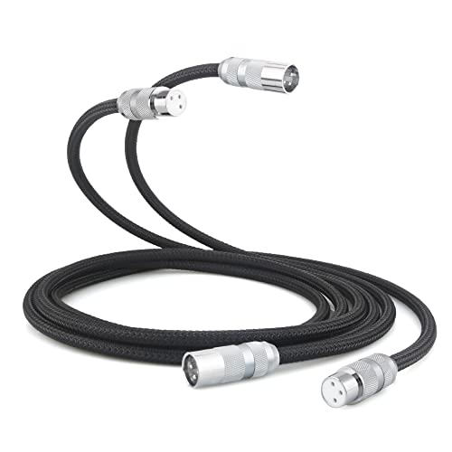 Brollitest Xlr Kabel 1.5m High End, 2er-Pack für 1 Paar Xlr Kabel von Brollitest