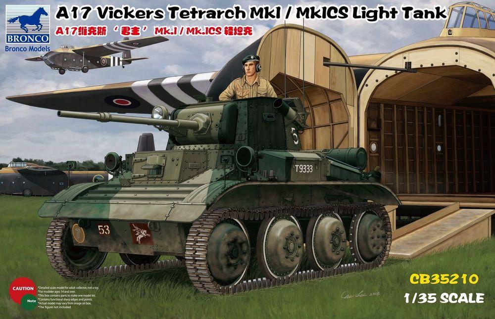 A17 Vickers Tetrarch MkI/MkICS LightTank von Bronco Models