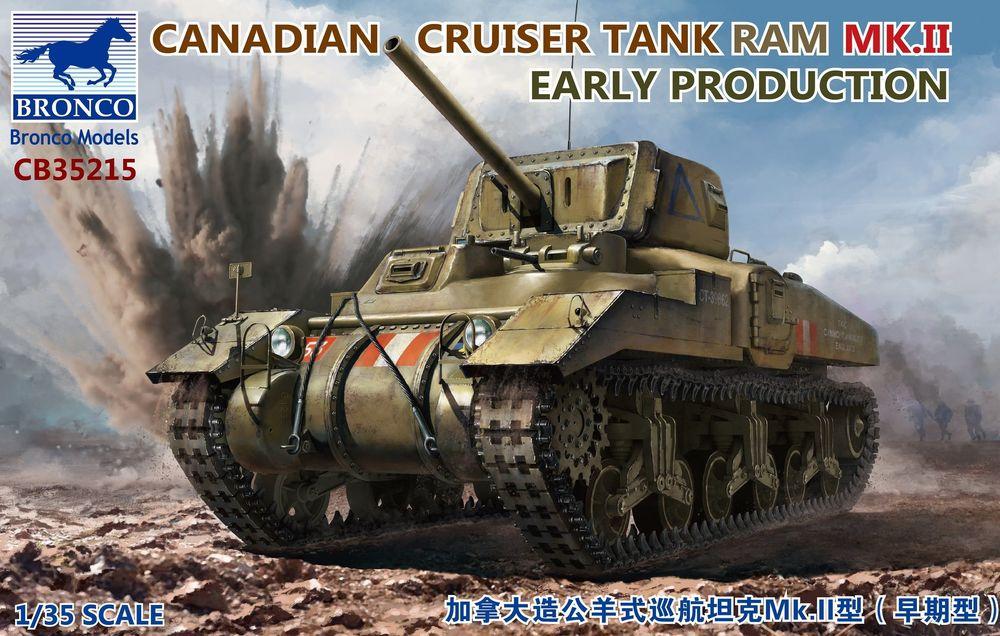 Canadian Cruiser Tank Ram MK.II Early Produktion von Bronco Models
