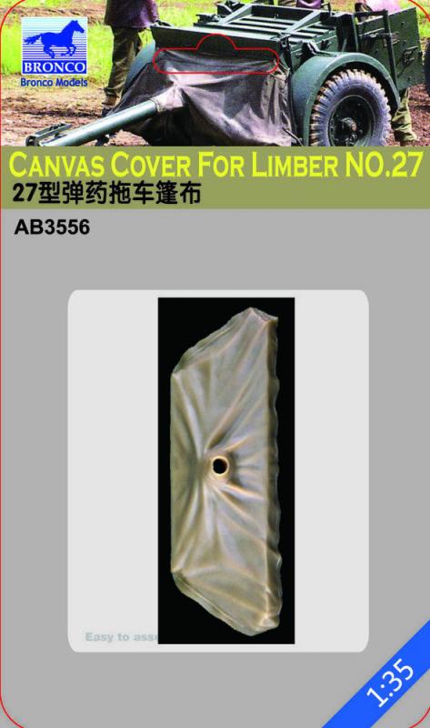 Canvas Cover For Limber No.27 von Bronco Models
