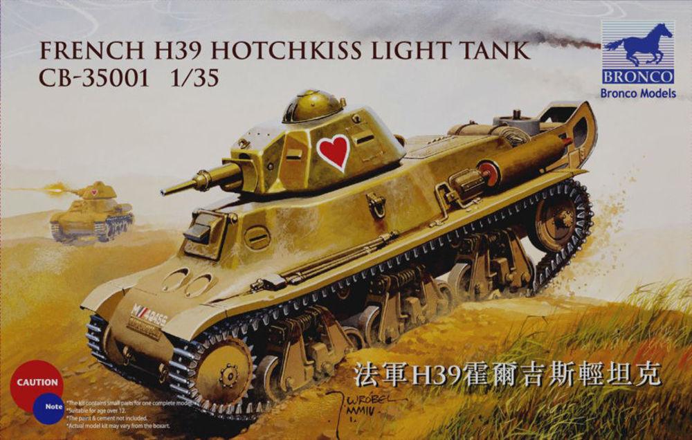French H39 Hotchkiss light tank von Bronco Models
