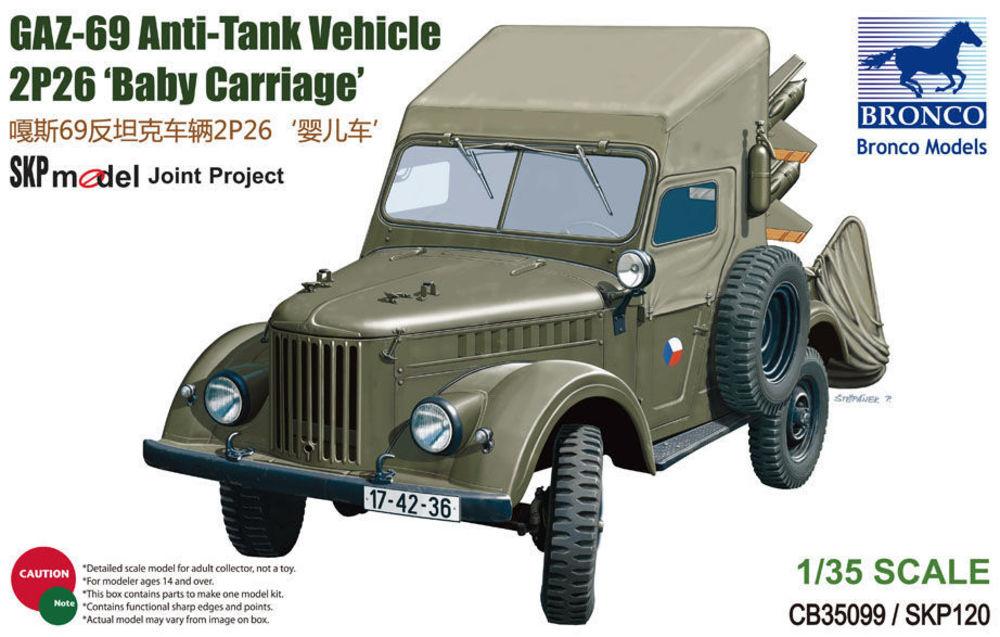 GAZ-69 Anti-Tank Vehicle 2P26 Baby Carri von Bronco Models