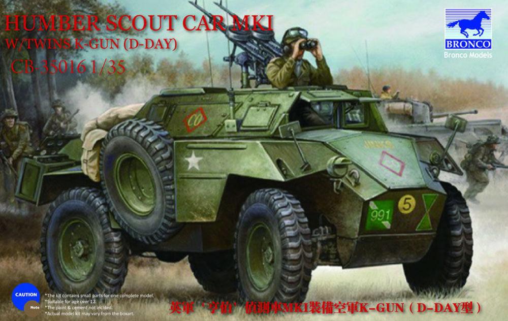 Humber Scout Car Mk.I w/twin k-gun (D-day version) von Bronco Models
