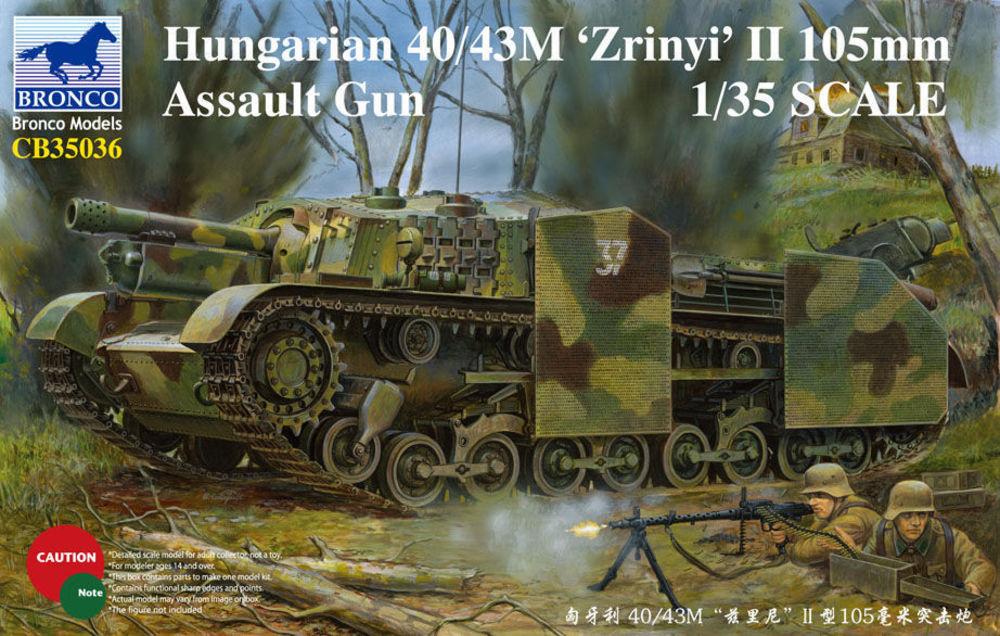 Hungarian 40/43M ´Zyrinyi´ II 105mm von Bronco Models