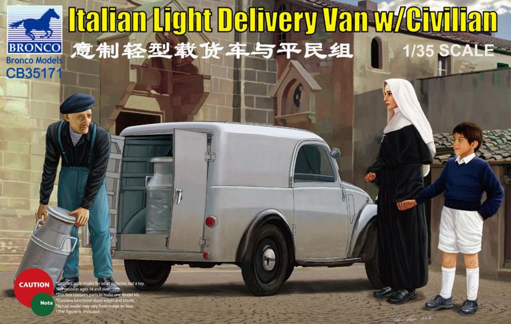 Italian Delivery Van w/civilian von Bronco Models