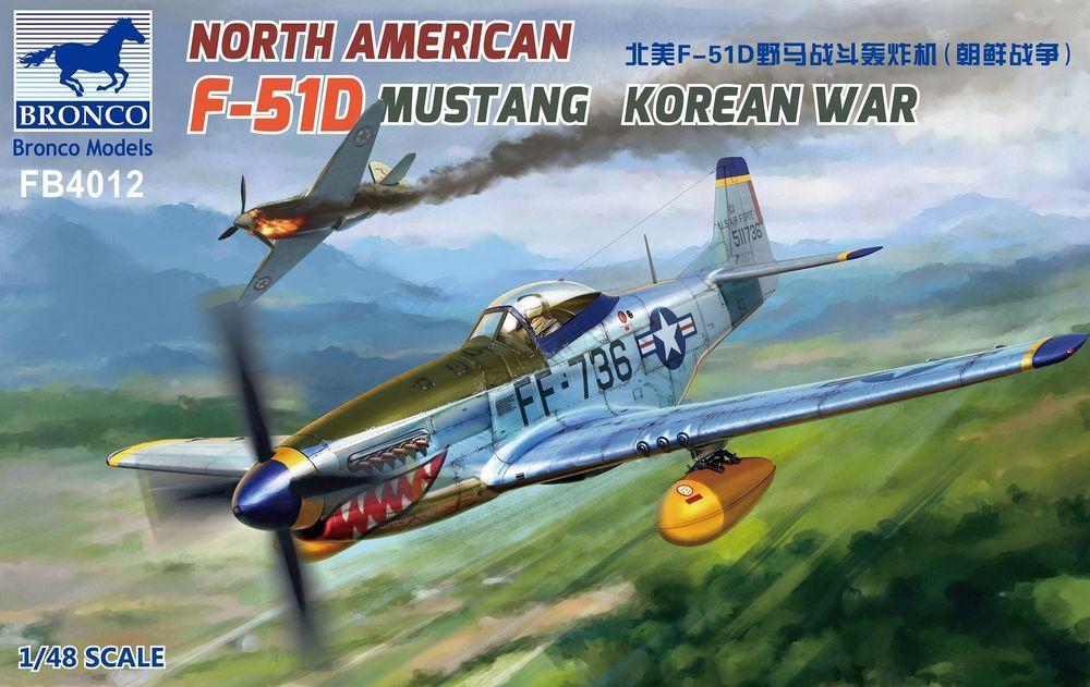 North American F-51D Mustang Korean War von Bronco Models