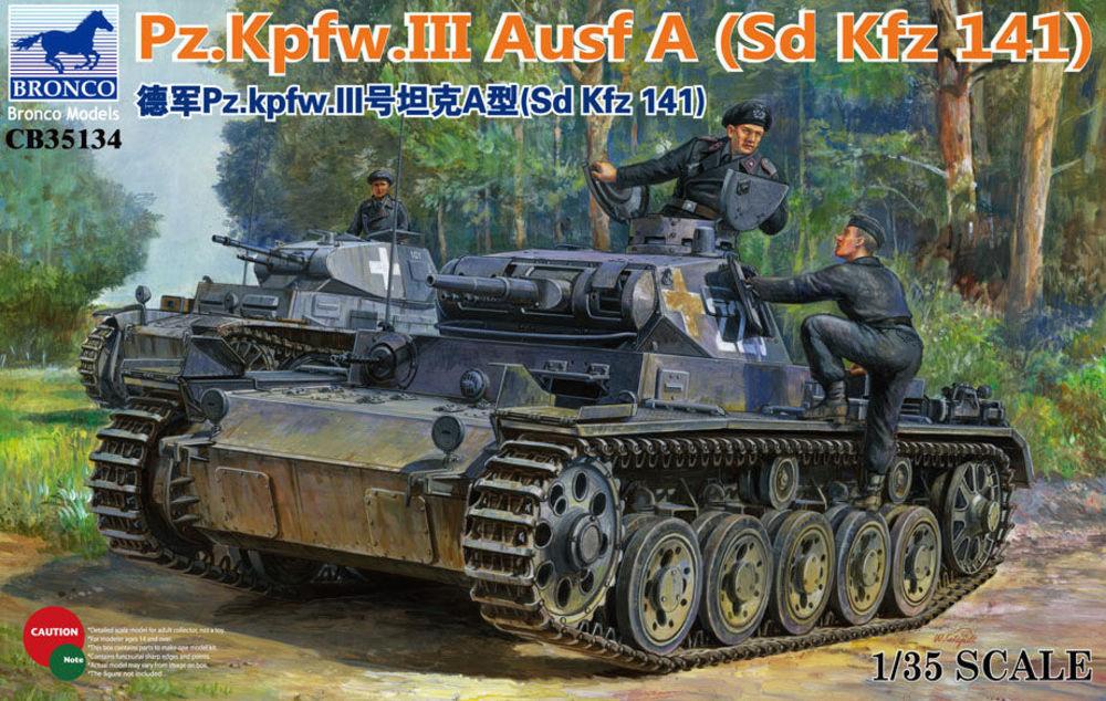 Panzerkampfwagen III Ausf.A (Sd Kfz 141) von Bronco Models