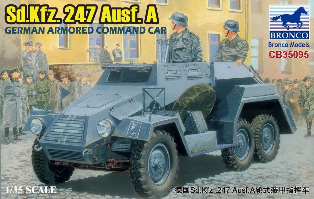 Sd.Kfz.247 Ausf.A.German Armored Command Car von Bronco Models