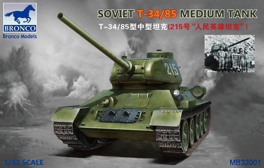 Soviet  T-34/85 Medium Tank von Bronco Models