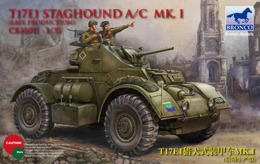 T17E1 Staghound Mk.I Late Production von Bronco Models