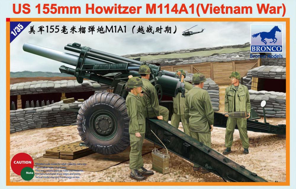 US 155mm Howitzer M114A1 (Vietnam War) von Bronco Models
