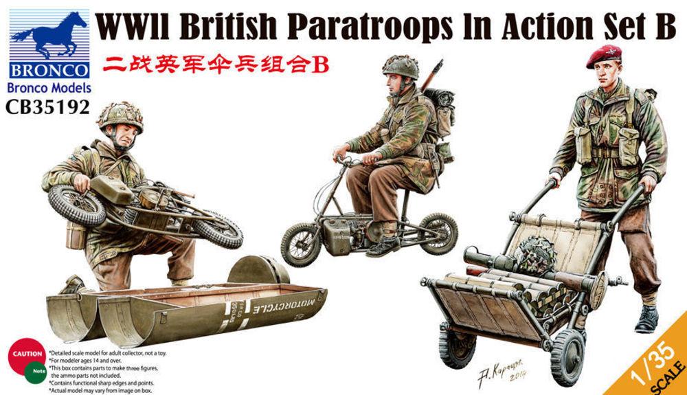 WWII British Parattroops In Action Set B von Bronco Models
