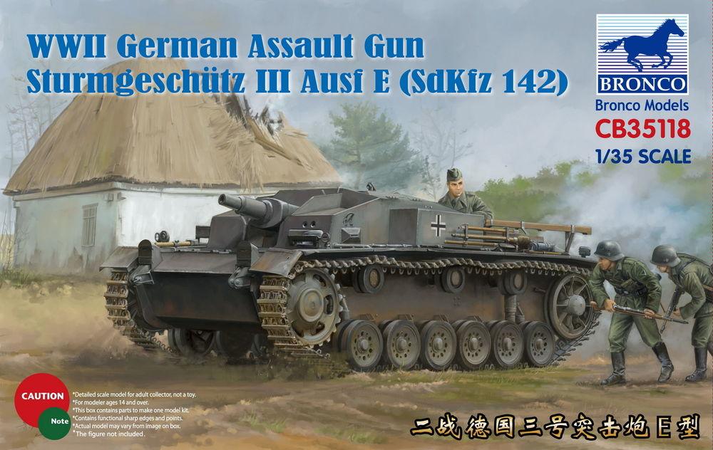 WWII German Assault Gun Sturmgesch?tz III Ausf E (SdKfz 142) von Bronco Models