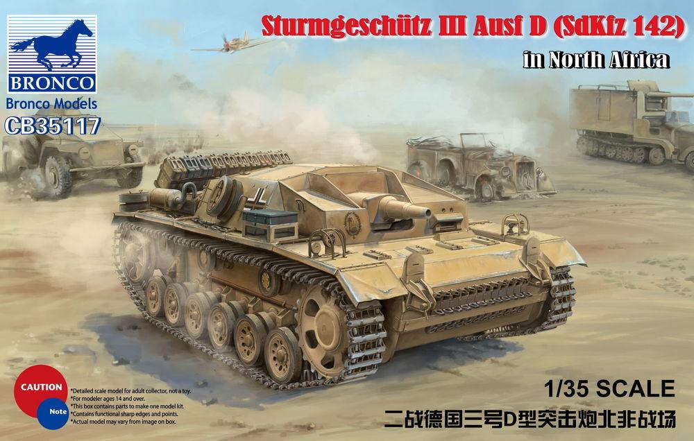 WWII German Assault Gun SturmgeschützIII Ausf D (SdKfz 142) in El Alamein von Bronco Models