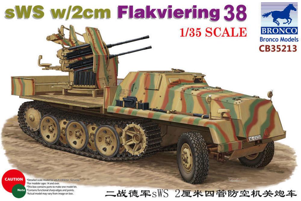sWS w/2cm Flakviering 38 von Bronco Models
