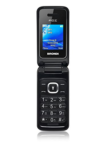 Brondi Fox, Mobilephone, GSM, Capacité: 16 GB, [Italia], Black von Brondi