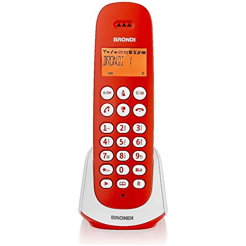 TELEFONO ADARA ROSSO/BIANCO von Brondi