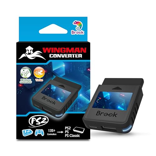 Brook Wingman PS2 Konverter - Wireless Version von PS4/3 zu PS2/1, Retro Konsolen Konverter auf PS2/ PS1/PS Classic Konsolen, für PS Retro Konsolende Brook Wingman PS2 Konverter - Wireless Version von PS4/3 zu PS2/1, Retro Konsolen Konverter auf PS2/ PS1/PS Classic Konsolen, für PS Retro Konsolende von Brook