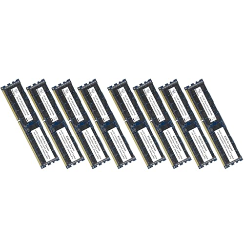 Broonbee Server Arbeitsspeicher | 128 GB (8X 16 GB) DDR3 1866 MHz RAM | Memory Upgrade für Supermicro 6027R-E1CR12N | RDIMM ECC REG | PC3-14900R CL13 von Broonbee