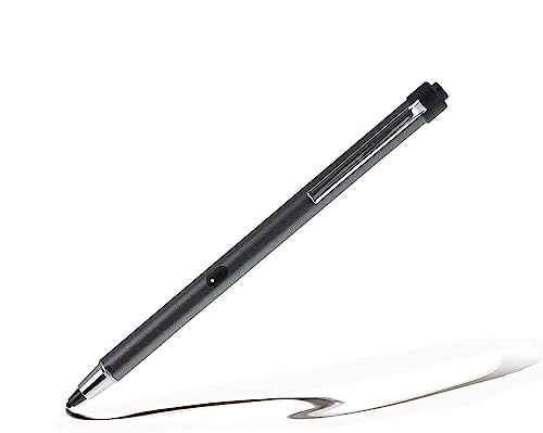 Broonel Digitaler Mini-Stylus-Eingabestift mit feiner Spitze, kompatibel mit dem ASUS ROG Zephyrus G14 35,6 cm (14 Zoll) Gaming-Laptop, silberfarben von Broonel