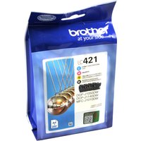 4 Brother Tinten LC-421VAL  Multipack  4-farbig von Brother