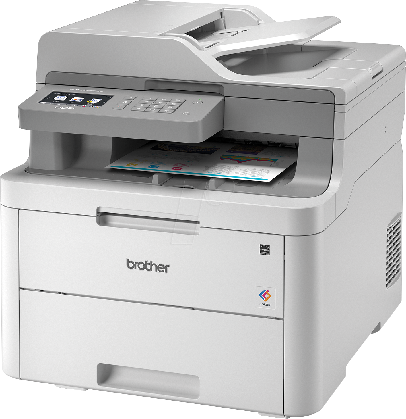 BRO DCPL3555CDW - Laserdrucker, 3in1, color, WLAN, 18 S/min, inkl. UHG von Brother