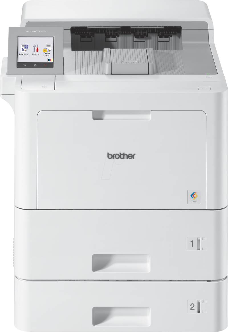 BRO HLL9470CDNT - Farblaserdrucker, LAN, 40 S/min., 2 Papierkassetten von Brother