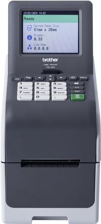 BROTHER 2INCH 203DPI DESKTOP PRINTER (USB/LAN/BATTERY OPTION/TOUCH SC (TD2320DSA203Z1) von Brother