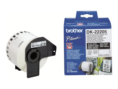 BROTHER DK22205 Endlosetiketten Papier BROTHER DK22205 Endlosetiketten Papier von Brother