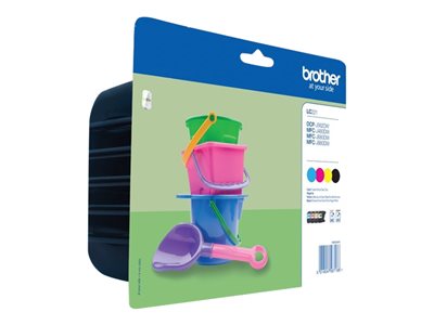 BROTHER LC-221BK+221C+221M+221Y Blister BROTHER LC-221BK+221C+221M+221Y Blister von Brother