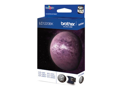 BROTHER LC1220BK Tinte schwarz 300 Seite von Brother