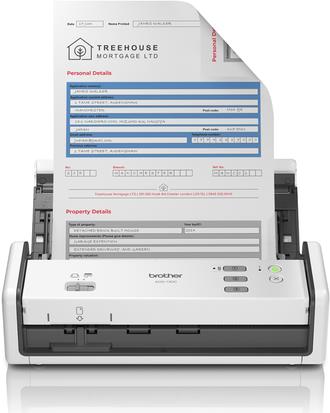 Brother ADS-1300 - Dokumentenscanner - Dual CIS - Duplex - A4 - 600 dpi x 600 dpi - bis zu 30 Seiten/Min. (einfarbig) (ADS1300UN1) von Brother