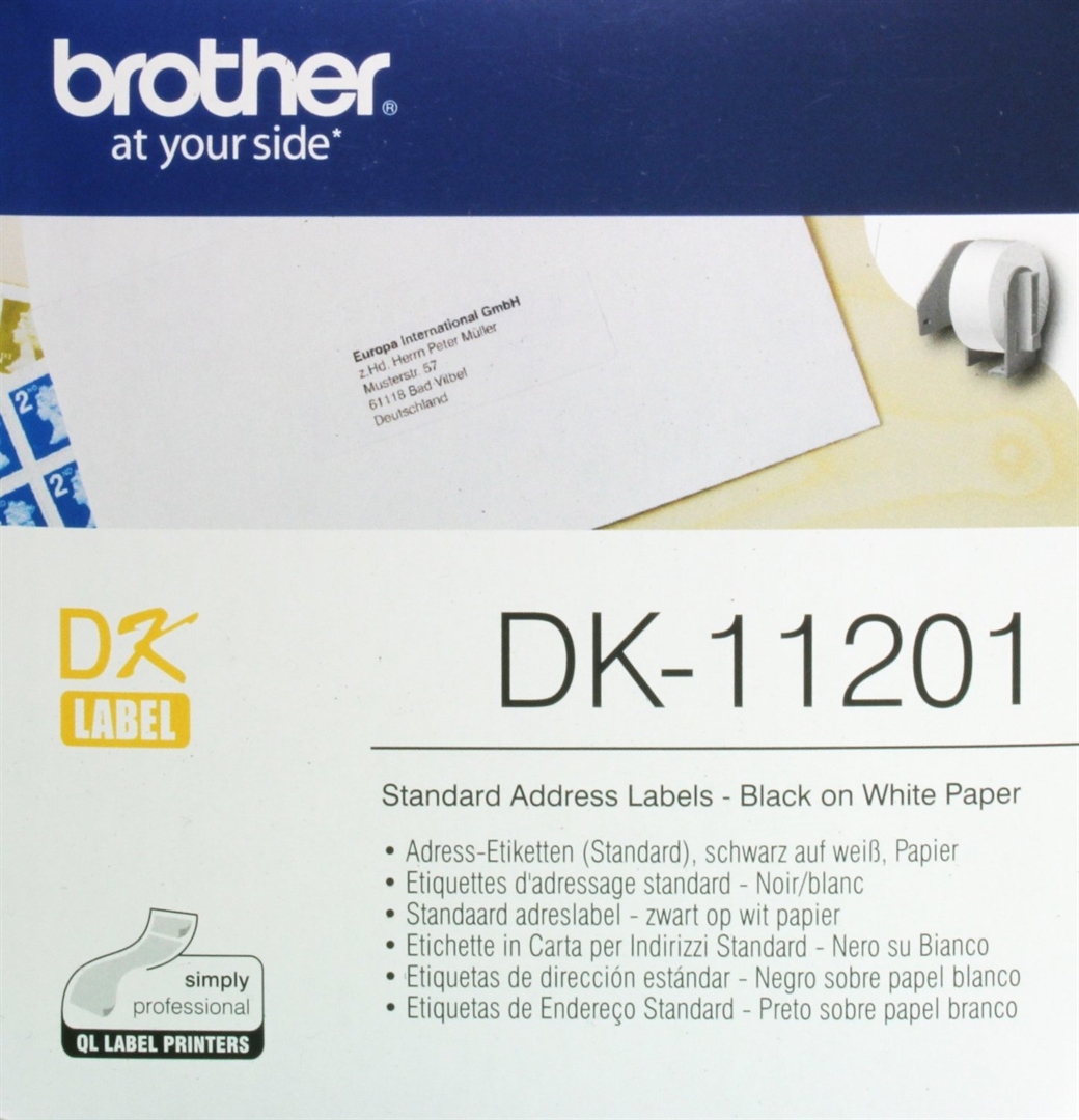 Brother Adress-Etiketten 29x90mm, DK-11201 von Brother
