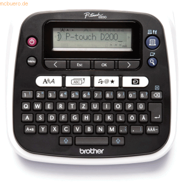Brother Brother P-touch D200BW Desktop Beschriftungsgerät von Brother