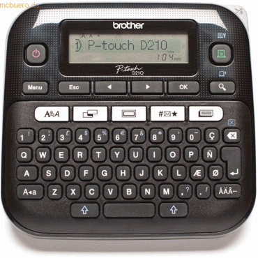 Brother Brother P-touch D210 Desktop Beschriftungsgerät Brother Brother P-touch D210 Desktop Beschriftungsgerät von Brother